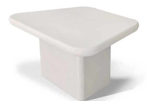 Стол кофейный CRV- Roso,Cream top cream base 70 cm,бежевый