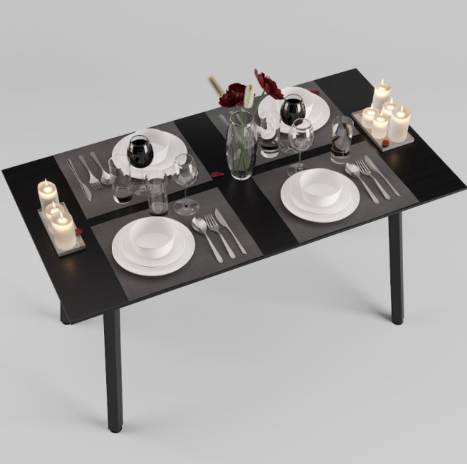 Стол обеденный LVK- Horik 140 х 75 черный