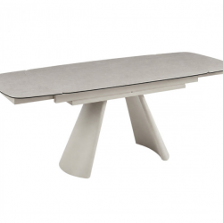 Стіл обідній розкладний INI- BROOKLYN CERAMIC 140(200)*80 сірий мат/кашемир 