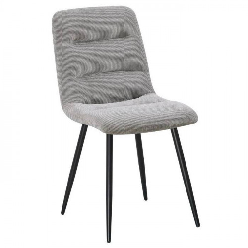 Стул Avn- BOS Light Grey Corduroy светло-серый 
