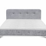 Кровать двуспальная с ламелями BIO- Софт Доминика (серый)
