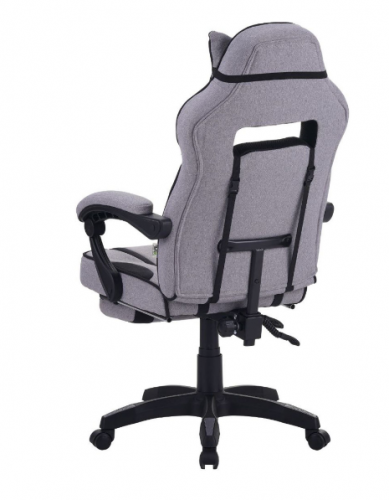 Кресло геймерское MFF- VR Racer Textile Webster серый/черный 
