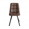 Фото №3 - IDEA обеденный стул BERGEN коричневый из микрофибры
