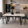 Стол обеденный Prime TC EVRO- Ashwood White Glossy Ceramics