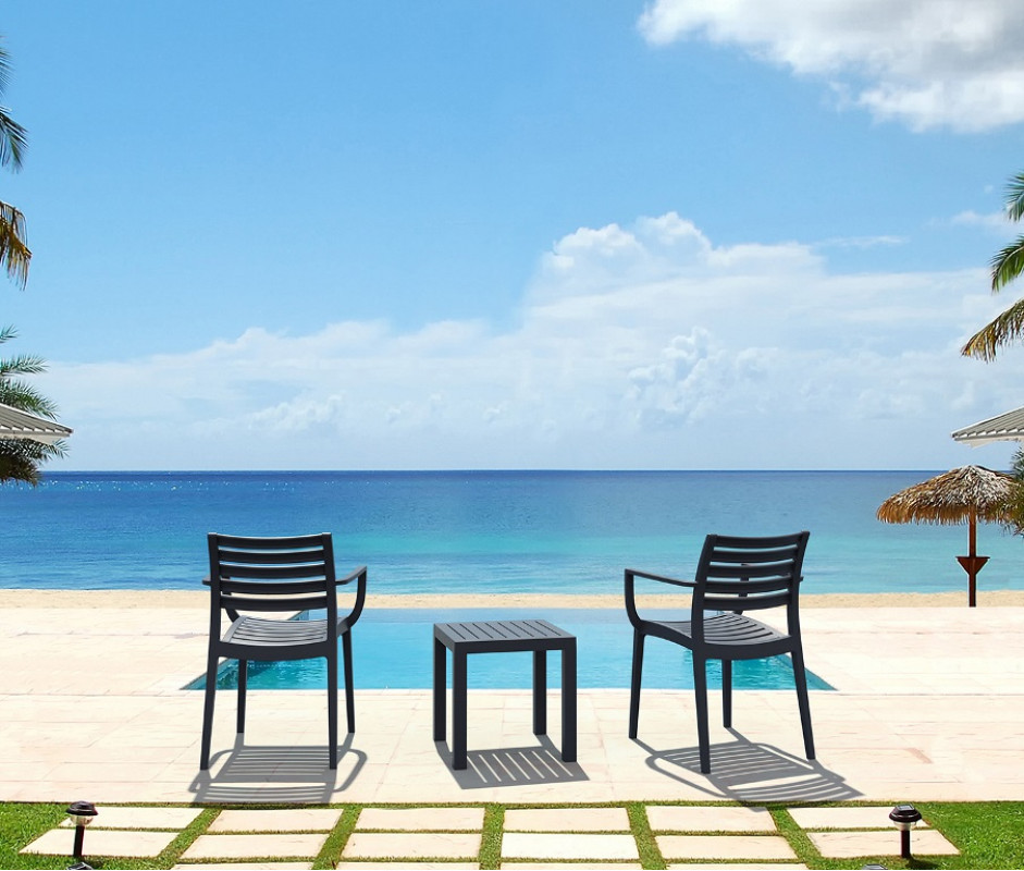 Стол для шезлонга Siesta Ocean Side Table (серый)