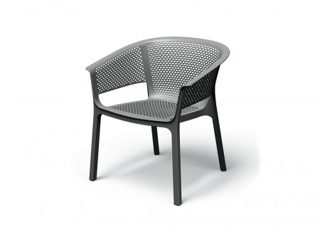 Лаунж-кресло уличное VLL- FERNE Nexo (серый, антрацит)