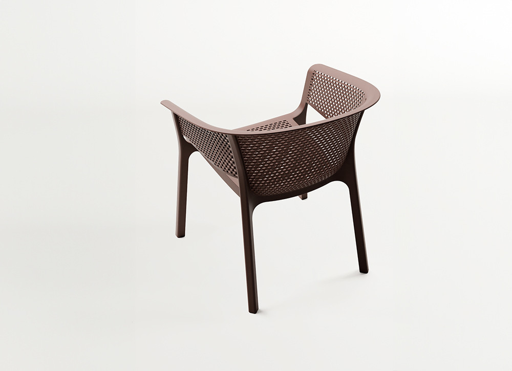 Лаунж-кресло уличное VLL- FERNE Nexo (серый, антрацит)