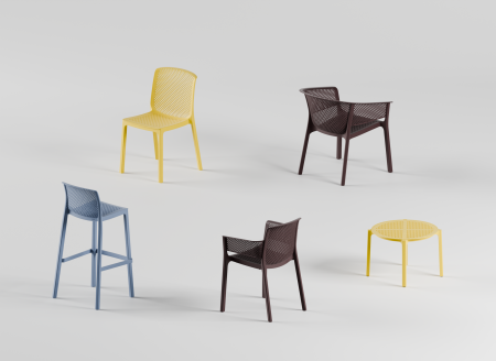 Лаунж-кресло уличное VLL- FERNE Nexo (серый, антрацит)