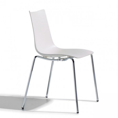 Стул пластиковый VLL- SCAB ZEBRA 2615 (белый, тортора)