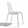 Стул пластиковый VLL- SCAB ZEBRA 2615 (белый, тортора)