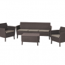 Комплект мебели для отдыха ECO- Salemo 3 seater set  коричневый