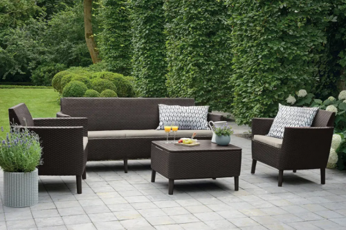 Комплект мебели для отдыха ECO- Salemo 3 seater set  коричневый