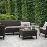 Комплект мебели для отдыха ECO- Salemo 3 seater set  коричневый
