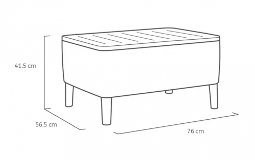 Комплект мебели для отдыха ECO- Salemo 3 seater set  коричневый
