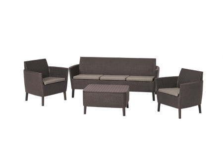Комплект мебели для отдыха ECO- Salemo 3 seater set  коричневый