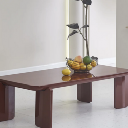 Стол кофейный CRV- Diego, Marsala top and base(бордовый)