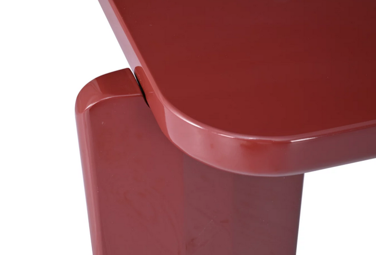 Стол кофейный CRV- Diego, Marsala top and base(бордовый)