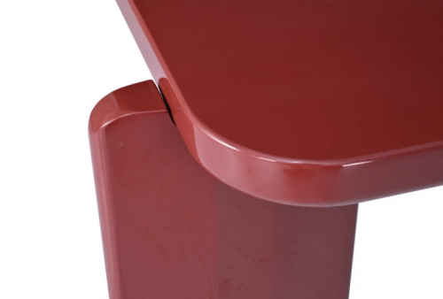 Стол кофейный CRV- Diego, Marsala top and base(бордовый)