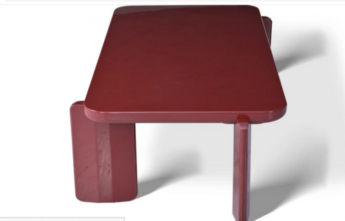 Стол кофейный CRV- Diego, Marsala top and base(бордовый)