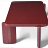 Стол кофейный CRV- Diego, Marsala top and base(бордовый)