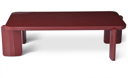 Стол кофейный CRV- Diego, Marsala top and base(бордовый)