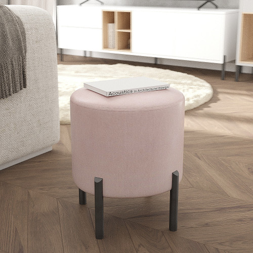 Пуф на ножках 43х35 KOD- Пуф-Ларго (ткань велюр)