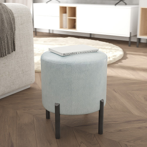 Пуф на ножках 43х35 KOD- Пуф-Ларго (ткань велюр)