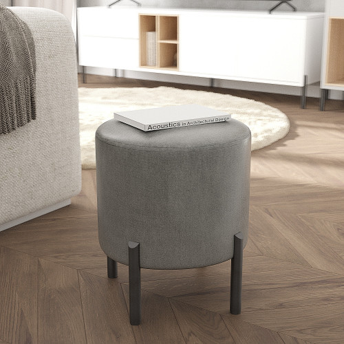 Пуф на ножках 43х35 KOD- Пуф-Ларго (ткань велюр)