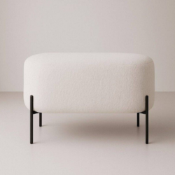 Пуф Mil- Vertical 70х40х40 см Белый (3006)