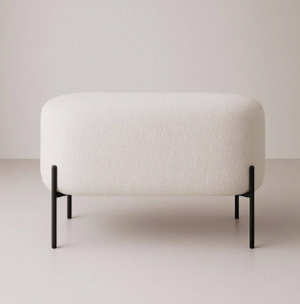 Пуф Mil- Vertical 70х40х40 см Белый (3006)