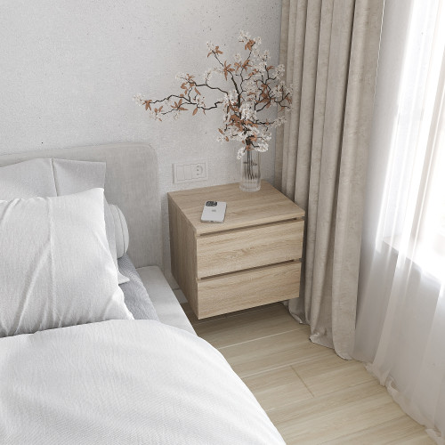 Тумба прикроватная подвесная с шухлядами KOD- ТУ-Флай-2