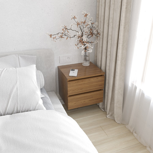 Тумба прикроватная подвесная с шухлядами KOD- ТУ-Флай-2