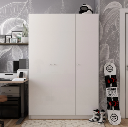 Шкаф для одежды DRS- Promo Промо (135х48х204) 3 дв графит