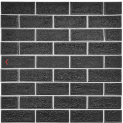 ПАНЕЛЬ СТЕНОВАЯ 3D NEW CULTURAL WALL 70*70CM*5MM BLACK+WHITE STK- SW-00001503