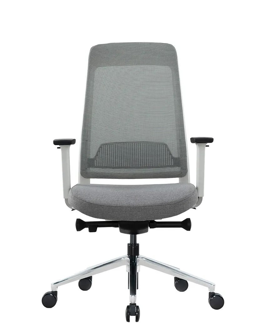 Крісло для оператора LUX- FILO-B1 WHITE + GREY ергономічне
