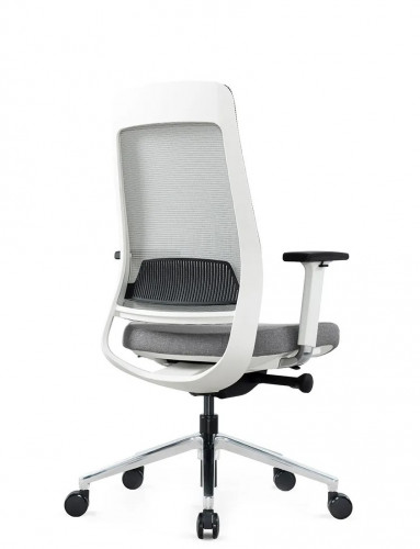 Крісло для оператора LUX- FILO-B1 WHITE + GREY ергономічне
