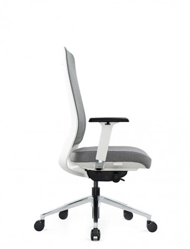 Крісло для оператора LUX- FILO-B1 WHITE + GREY ергономічне