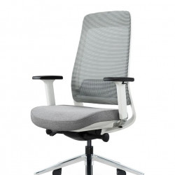 Крісло для оператора LUX- FILO-B1 WHITE + GREY ергономічне