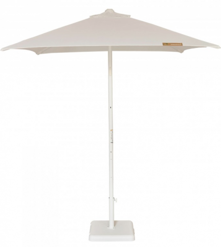 Зонт от солнца квадратный с базой DEI- Ezpeleta Eolo Pureti 2.5x2.5 (белый)