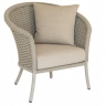 Кресло Alexander Rose TEA- CORDIAL DINING ARMCHAIR - (BEIGE ROPE) WITH CUSHION