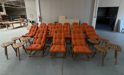 Кресло шезлонг Ws- VIP Chalet swing синтепон и поролон