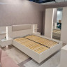 Кровать с прикроватными тумбочками Perfect Home Даст / Dast C Беж