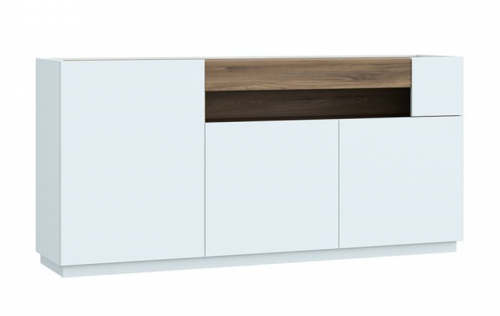 Комод Forte LEWISVILLE LWSK231 Серый/Дуб Валенсия