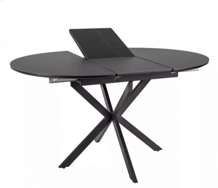 Стол SIGNAL Gaston CERAMIC 100(135)*100 черный / черный 