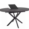 Стол SIGNAL Gaston CERAMIC 100(135)*100 черный / черный 