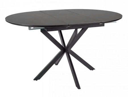 Стол SIGNAL Gaston CERAMIC 100(135)*100 черный / черный 