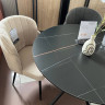 Стол SIGNAL Gaston CERAMIC 100(135)*100 черный / черный 