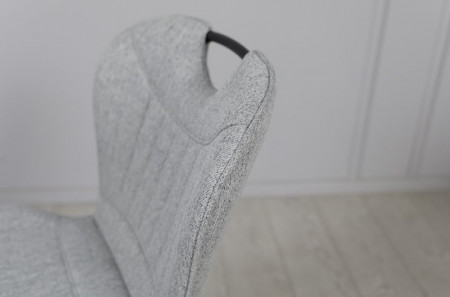 Стул обеденный TOP- Бест серый (ноги металл)   