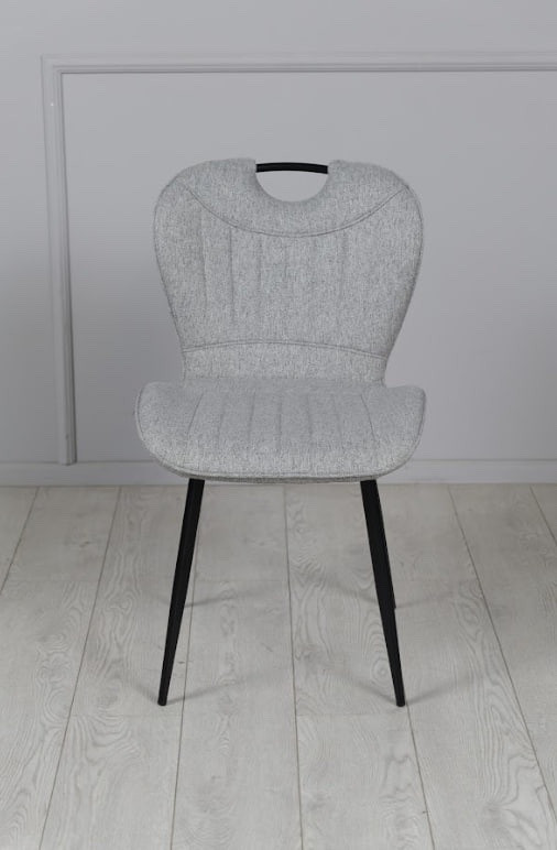 Стул обеденный TOP- Бест серый (ноги металл)   