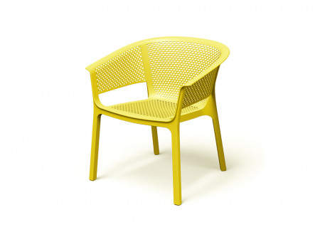 Лаунж-кресло уличное VLL- FERNE Nexo (синий, жёлтый)